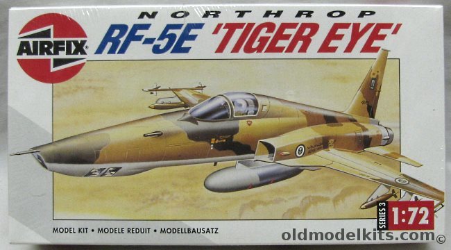 Airfix 1/72 Northrop RF-5E (Recon F-5E) Tiger Eye - Malaysian Air Force No. 12 Sq Butterworth 1983 / Royal Saudi Air Force No. 17 Sq Tabuk 1986, 03057 plastic model kit